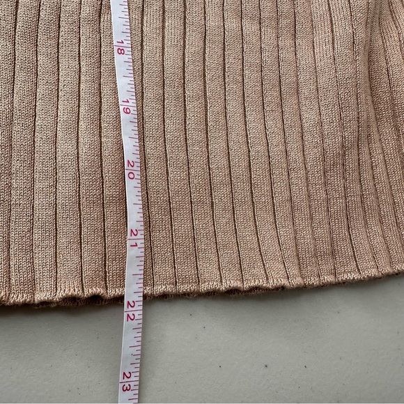Shein Ribbed Knit Turtleneck Sweater Bundle Size Small Tan White Black -NWOT - Picture 4 of 8